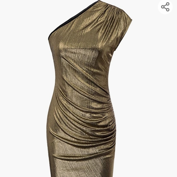 Bronze Cocktail Dress🍸 - Picture 3 of 4